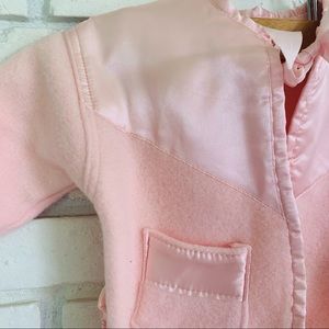 Felt and Silk Infant Wrap Jacket